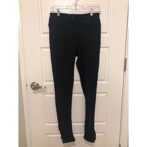 Gaiam Black Rouched Leggings
